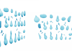 Water Drop Pack - 30 in 1 3D Model