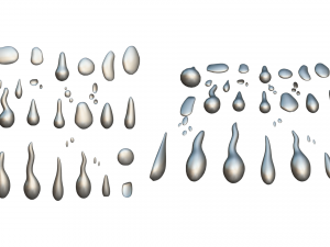 Water Drop Pack - 30 in 1 3D Model