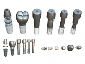 Dental Implant Pack - 6 in 1 3D-Modell