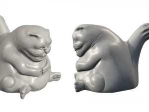 Fat Cat 3d Printable 3D Print Model