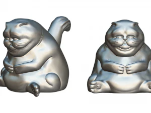 Fat Cat 3d Printable 3D Print Model