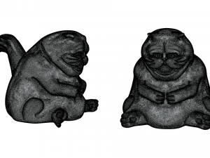 Fat Cat 3d Printable 3D Принт Модель