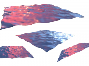 Ocean Lowpoly 3D मॉडल
