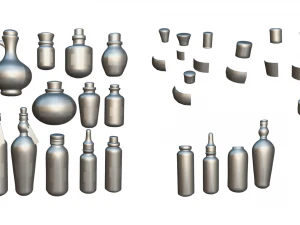 Potion Pack - 12 in 1 3D Model
