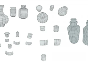 Potion Pack - 12 in 1 3D Model