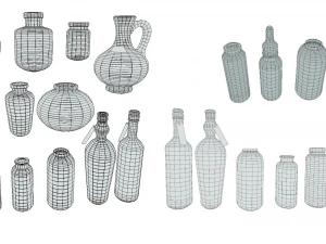 Potion Pack - 12 in 1 3D Model