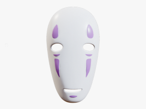 No Face Mask - Spirited Away 3D 모델