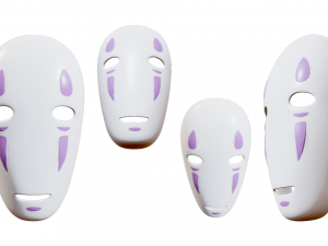 No Face Mask - Spirited Away 3D Model