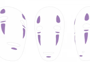 No Face Mask - Spirited Away 3D Model