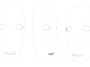 No Face Mask - Spirited Away 3D Model