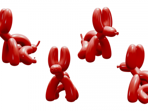 Pooping Balloon Sausage Dog 3D Модель
