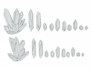Crystal Kit - 10 in 1 3D Model