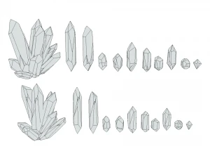 Crystal Kit - 10 in 1 3D Model