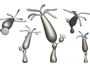 ヒドラ属 3Dモデル