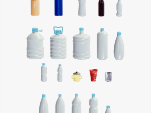 Bottle Pack - 20 in 1 3D 모델