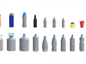 Bottle Pack - 20 in 1 3D Model
