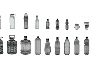 Bottle Pack - 20 in 1 3D Model
