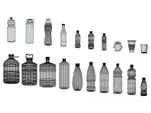 Bottle Pack - 20 in 1 3D Model