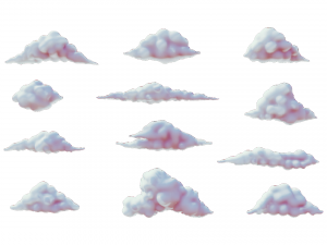 Clouds Pack - 12 in 1 Modello 3D