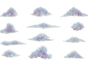 Clouds Pack - 12 in 1 Modello 3D