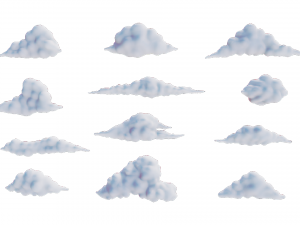 Clouds Pack - 12 in 1 Modello 3D