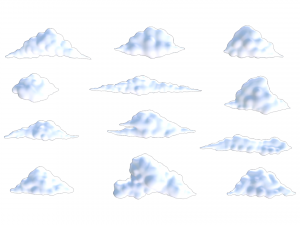 Clouds Pack - 12 in 1 Modello 3D