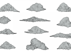 Clouds Pack - 12 in 1 Modello 3D