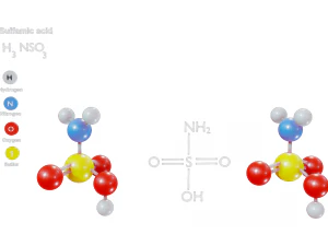 Sulfamic Acid 3D Model