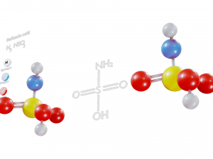 Sulfamic Acid 3D 模型