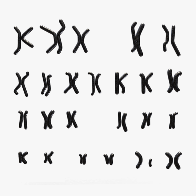 Human Karyotype - Male and Female 3D 模型 .c4d .max .obj .3ds .fbx .stl .blend 