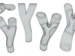 周围动脉疾病 3D 模型