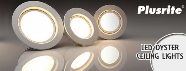led oyster ceiling lights plusrite 3D Модель .c4d .max .obj .3ds .fbx .stl .blend 