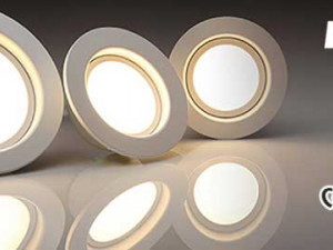led oyster ceiling lights plusrite 3D 模型