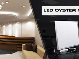 led oyster ceiling lights plusrite 3D Модель