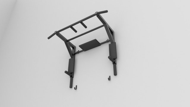 horizontal bar 3D 模型 .c4d .max .obj .3ds .fbx .stl .blend 