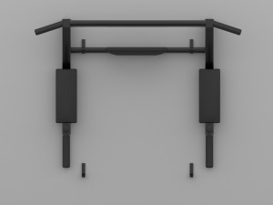 horizontal bar 3D 模型