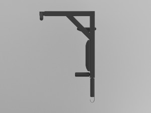 horizontal bar 3D 模型