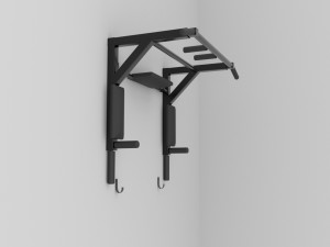 horizontal bar 3D 模型