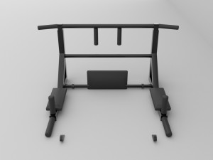 horizontal bar 3D 模型