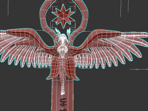 angel sword Modello 3D