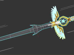 angel sword 3D Model