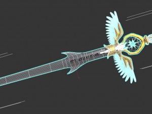 angel sword 3D Model