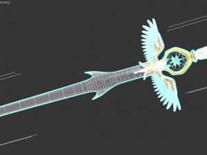 angel sword 3D Model