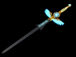 angel sword 3D Model
