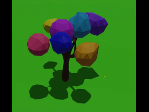 Set of trees 3D Model