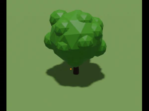Set of trees 3D Model