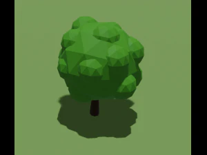 Set of trees 3D Model