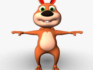 cartoon squirrel 3D Model