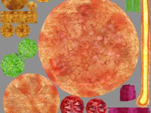 pizza Modèle 3D