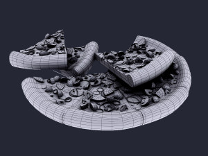 pizza Modèle 3D